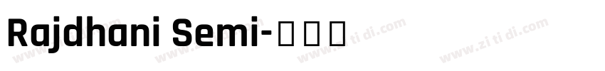 Rajdhani Semi字体转换